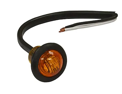 BUYERS PROD 5627523 Light .75In Rd Marker 3 Led Amber W