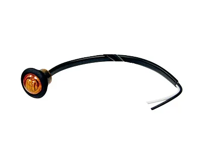 BUYERS PROD 5627524 Light .75In Rd Marker 3Led Amber W/