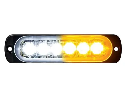 BUYERS PROD 8891902 Light Strobe 4-3/8In 6-Led Amber/Cl