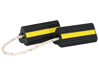 BUYERS PROD WC24483 Wheel Chock W/Rope Pr 4X4X8