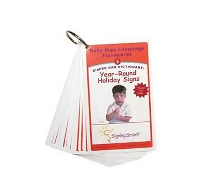 Signing Smart Diaper Bag Flashcards: Year Round Holiday Signs 7597