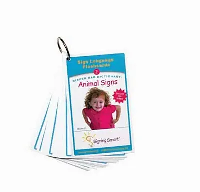 Signing Smart Diaper Bag Flashcards: Animal Signs