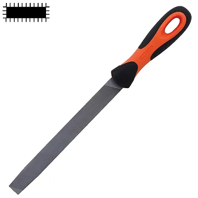 Bahco 10&quot; Mill File Bastard Cut 40 Tpi With Ergo Handle