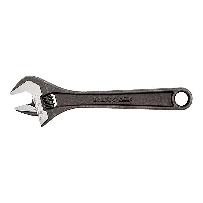 Bahco 10??? Slim Head Adjustable Wrench With Black Phosphate Finish