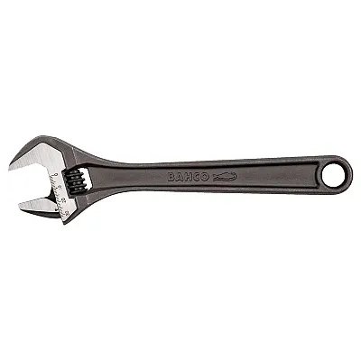 Bahco 12??? Slim Head Adjustable Wrench With Black Phosphate Finish