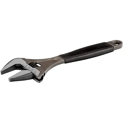 Bahco 8&quot; Bigmouth Ergo??? Central Nut Wide Opening Adjustable Wrenches With Rubb
