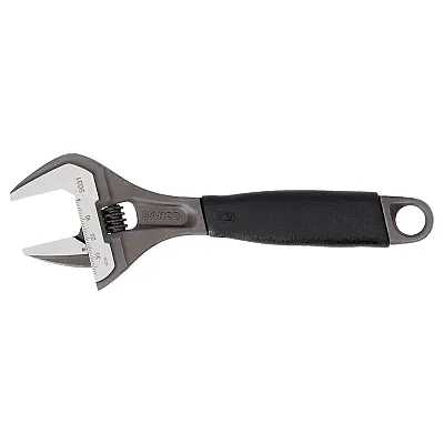 Bahco 12" Ergo??? Central Nut Wide Opening Jaw Adjustable Wrench With Rubber Han