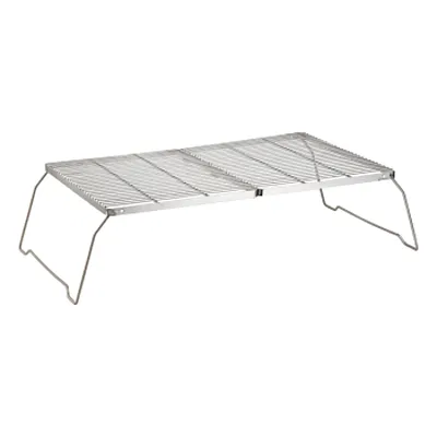 Brentwood 25 x 17 Inch Heavy Duty Stainless Steel Portable Folding Campfire Gril