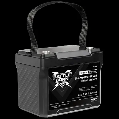BATTLE BORN BBBS3012 30Ah 12V Lifepo4 Battery