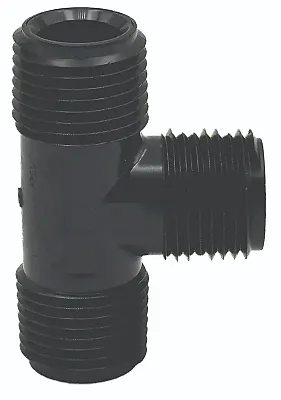 B&B MOLDERS 7210020002 T-Fitting 1/2' Mpt X 1/2' Mpt