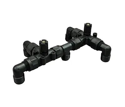 B&B MOLDERS 94387 Diverter 5 Port 1/2 Thread W/T-F