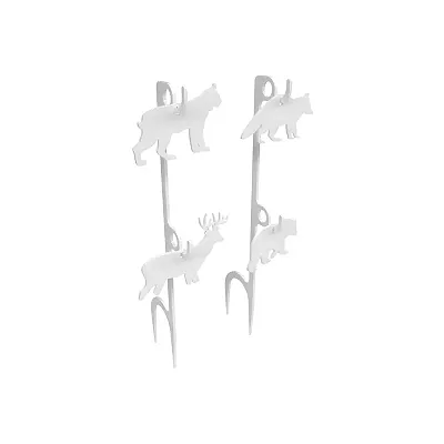 Birchwood Casey 41579 22 Rimfire Ar500 1/4&quot; Animal Target Set