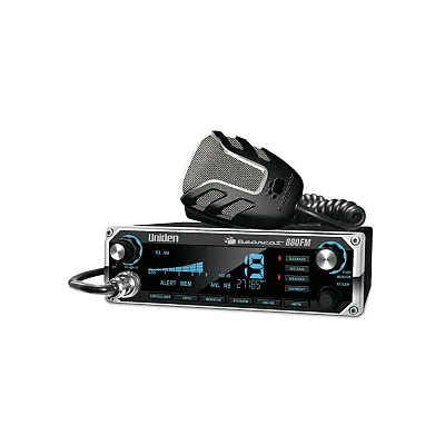 Uniden Bc880Fm Uniden - Bc880Fm Deluxe Am & Fm Cb Radio With Weather & 7 Color D