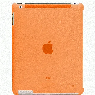 NUU BaseCase Slim-Fitting Cover for iPad 2 & new iPad- Transpare