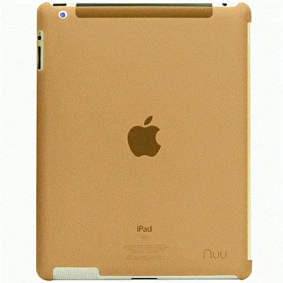 NUU BaseCase Slim-Fitting Cover for iPad 2 & new iPad - Transpar