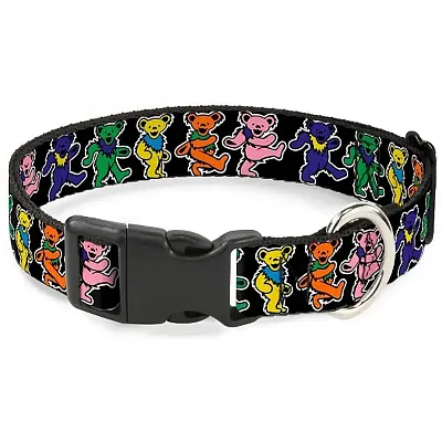 Buckle-Down Grateful Dead Dancing Bears Breakaway Cat Collar
