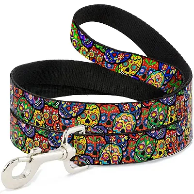 Buckle-Down Buckle-Down Thaneeya Colorful Calaveras Pet Leash