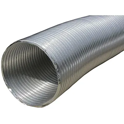 Builders Best 110412 Semi-Rigid Aluminum Duct, 8Ft (10" Dia)