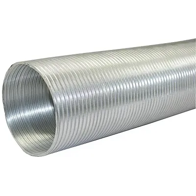 Builders Best 111586 Semi-Rigid Aluminum Duct, 8Ft (6" Dia)