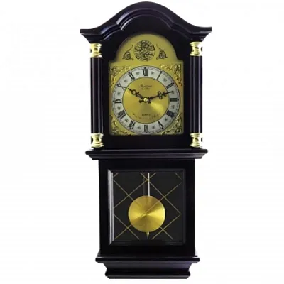 Bedford Clock Collection 26" Antique Mahogany Cherry Oak Chiming