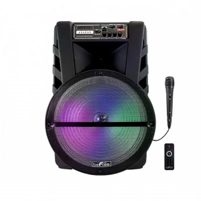 beFree Sound 15 Inch Bluetooth Portable Rechargeable Party Speak