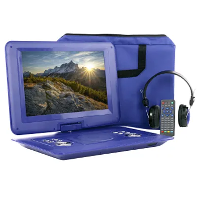beFree Sound 14.1 Inch Portable DVD Player with Swivel TFT-LCD Screed USB,Sn anD