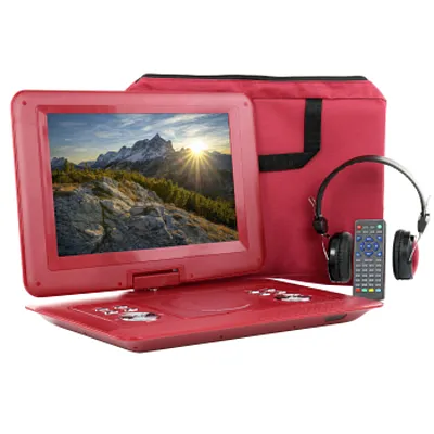 beFree Sound 14.1 Inch Portable DVD Player with Swivel TFT-LCD Screen and USB,SD