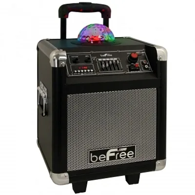 beFree Sound Projection Party Light Dome 6.5 Inch Subwoofer Blue