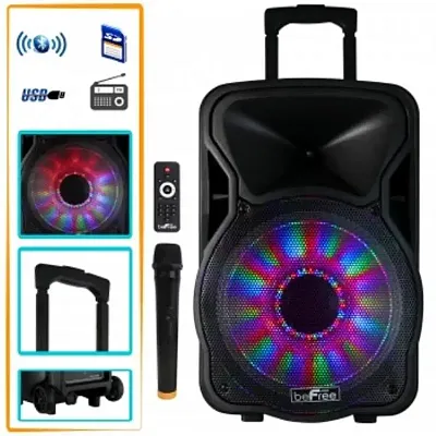 beFree Sound 12 Inch Bluetooth Rechargeable Party Speaker With Illuminatiing Lig