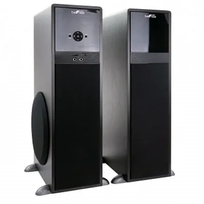 beFree Sound BFS-750 2.1 Channel 80 Watt Bluetooth Tower Speakers with Remote a