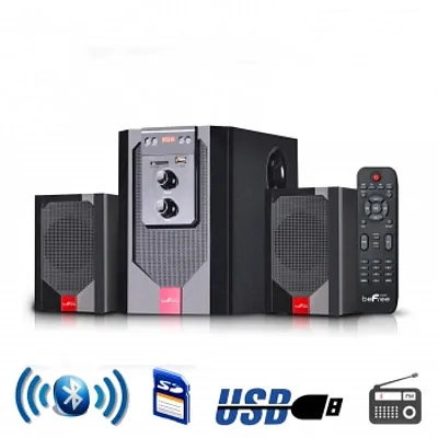 beFree Sound 2.1 Channel Surround Sound Bluetooth Speaker System