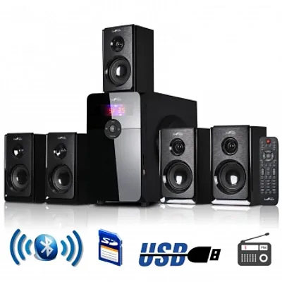 beFree Sound 5.1 Channel Surround Sound Bluetooth Speaker System