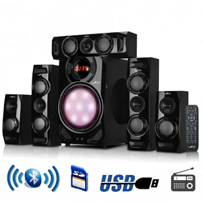 beFree Sound 5.1 Channel Surround Sound Bluetooth Speaker System
