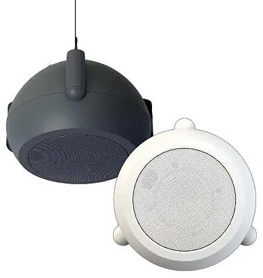 Bogen MPS1W Hanging Pendant Speaker 70V White