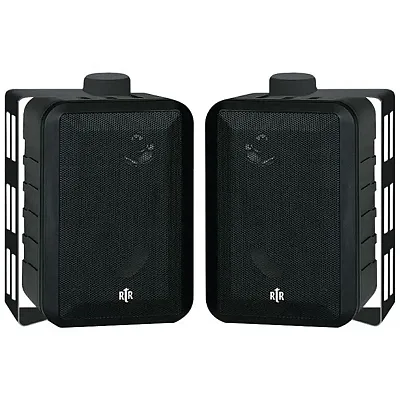 BIC AMERICA RTRV44-2 RtR Series Indoor/Outdoor 3-Way Speakers (B