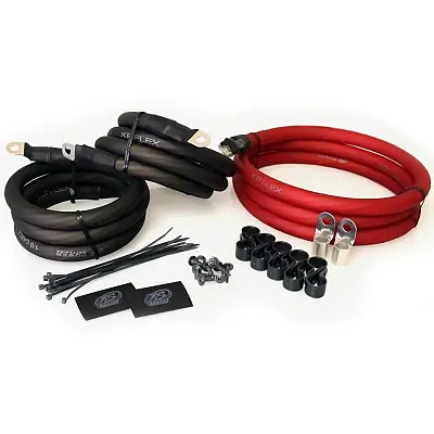 Xs Power Xp Flex Red 1/0 Awg 250A Big 3 Upgrade Kit