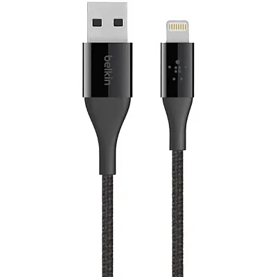 Belkin F8J207Bt04-Blk Mixit? Duratek Lightning To Usb Cable, 4Ft (Black)