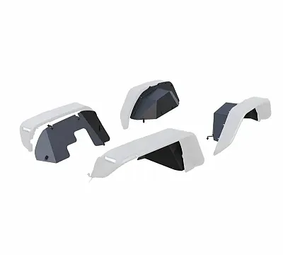BLACK HORSE INFR20G Full Set Inner Fender Flares Liners