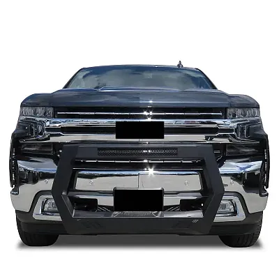 BLACK HORSE ROGSI19 Matte Black Rover Bull Bar