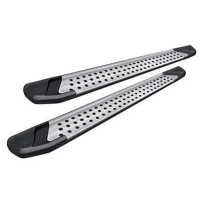 BLACK HORSE VOT870 Silver Vortex Running Boards