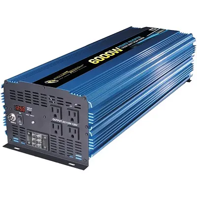 Powerbright Pw6000-12 12-Volt Modified Sine Wave Inverter (6,000