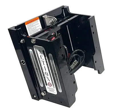 BOBS MACHINE 100108001P 8' Action Series Pwd Coated Blk