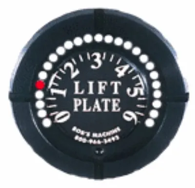 BOBS MACHINE 110300000 Blk Led Gauge Jack Plates