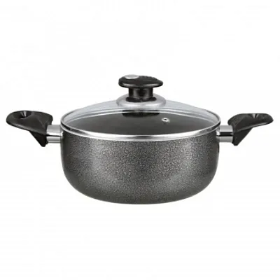 Brentwood Dutch Oven Aluminum Non-Stick 5 Qt-Gray