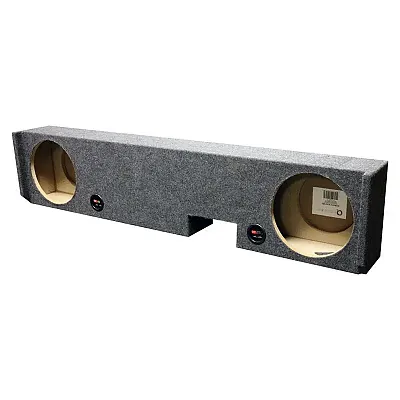 Qpower Ford F-250/F-350 Extended Cab &#039;01-&#039;08 Dual 10&quot; Empty Woofer Enclosure