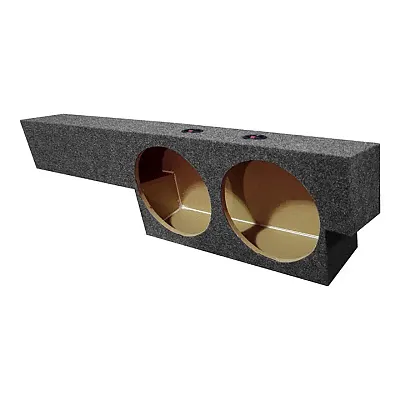 Empty Woofer Box Ford Supercab &#039;00-&#039;03; Dual 10&quot;; Under Seat Upf