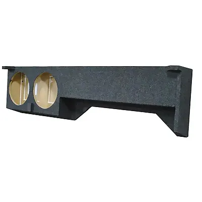 Qpower 2-10&quot; Hole Emtpy Woofer Box For 2005-Current Nissan Front