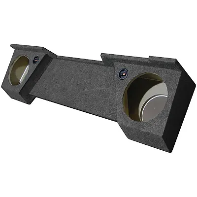 Empty Woofer Box Dual 10&quot; For Gmc Xcab 07-13 High Transmission