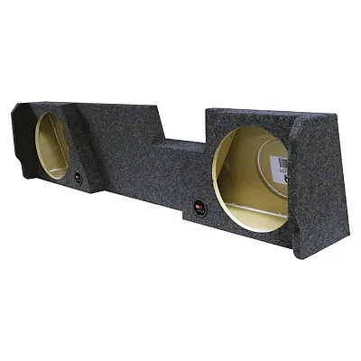 Qpower Dual 10&quot; 2014-2016 Gm/Chevy Double Cab Woofer Box