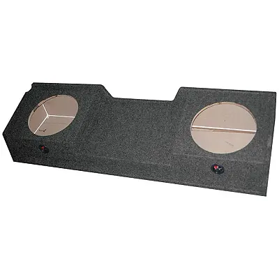 Empty Woofer Box Gmc X-Cab &#039;99-06; Dual 10&quot;;